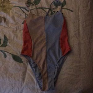One piece bathing suit